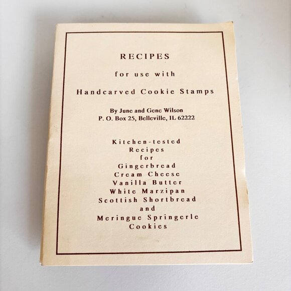 Springerle Gene Wilson Carved Wooden Mini Christmas Tree‎ Ornament Cookie Stamp - Picture 5 of 5